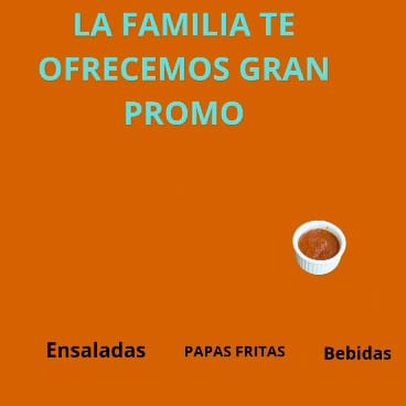 Rotisería La Familia — Gran promo ensaladas, papas y bebidas