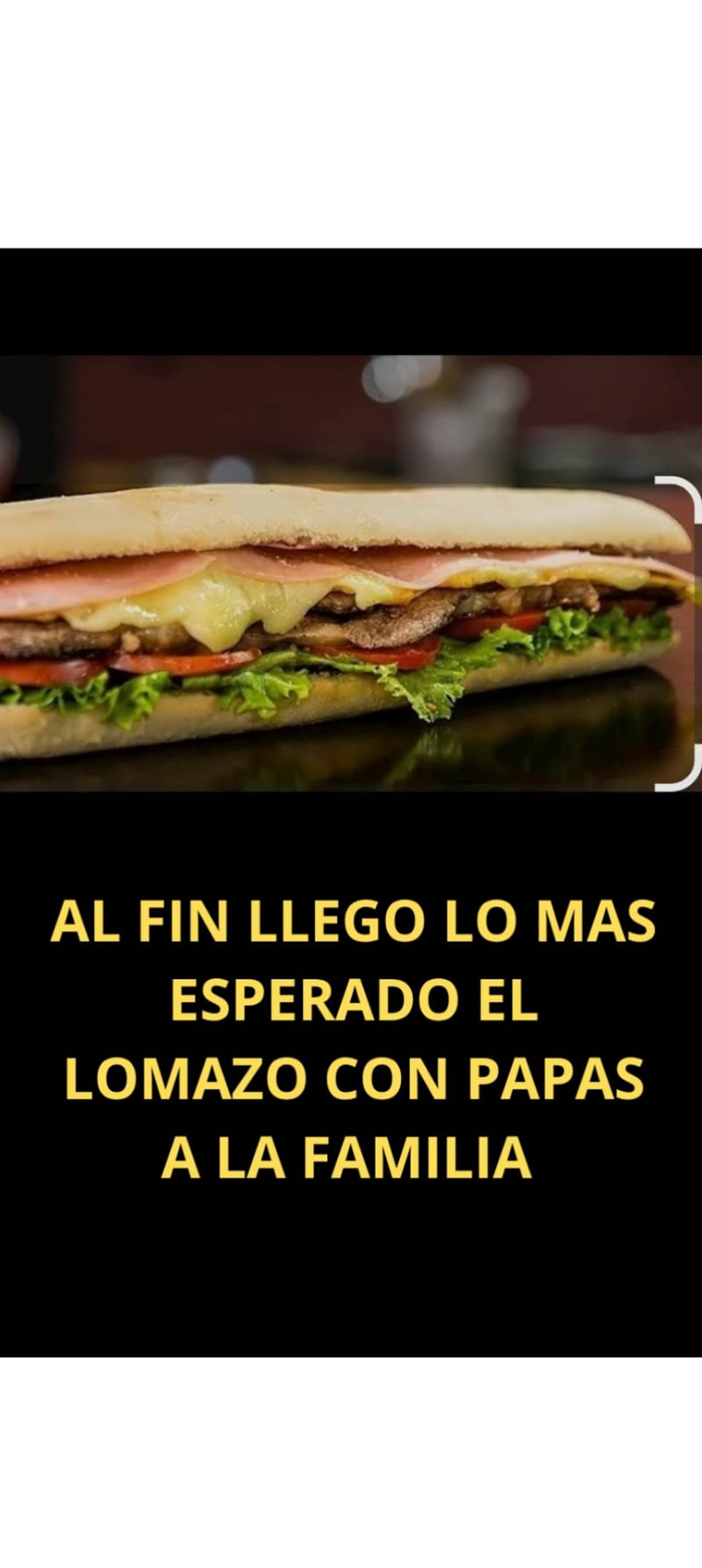 Rotisería La Familia — Lomazo con papas